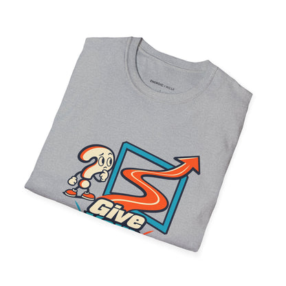 Graphic fitness T-shirt featuring the "Give Your Doubt a Demonstration" design.