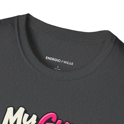 Graphic fitness T-shirt featuring the "My Gym Ponytail Has Structural Integrity" design.