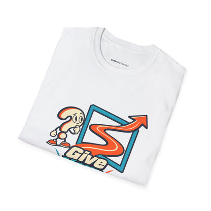 Graphic fitness T-shirt featuring the "Give Your Doubt a Demonstration" design.