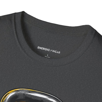Graphic fitness T-shirt featuring the "My Kettlebell Has a Very Direct Communication Style" design.