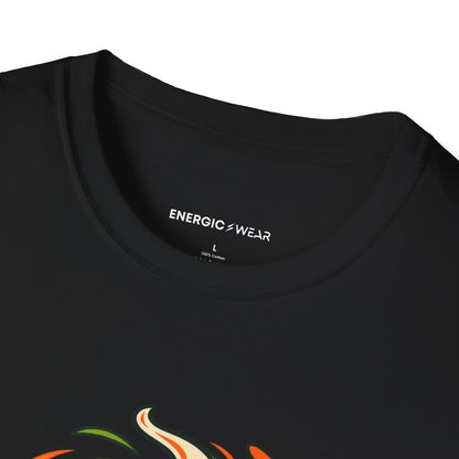 Graphic fitness T-shirt featuring the "Soup Season Meets Sweat Season" design.
