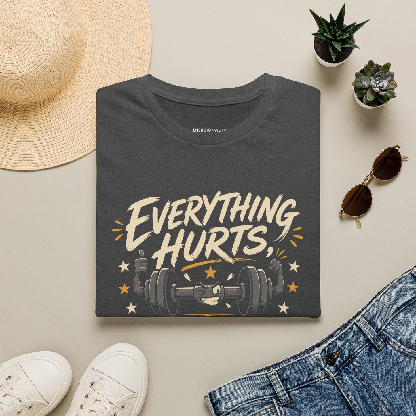 Everything Hurts, Still Showing Up T-Shirt