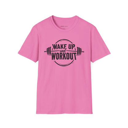 Wake Up and Workout! TShirt - Fitness Motivation Tee