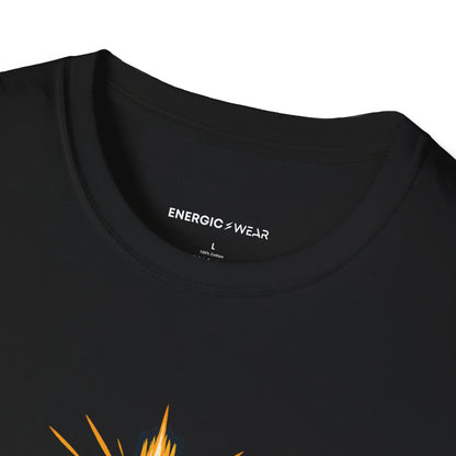 Graphic fitness T-shirt featuring the "Train for the Race Live for the Calling" design.