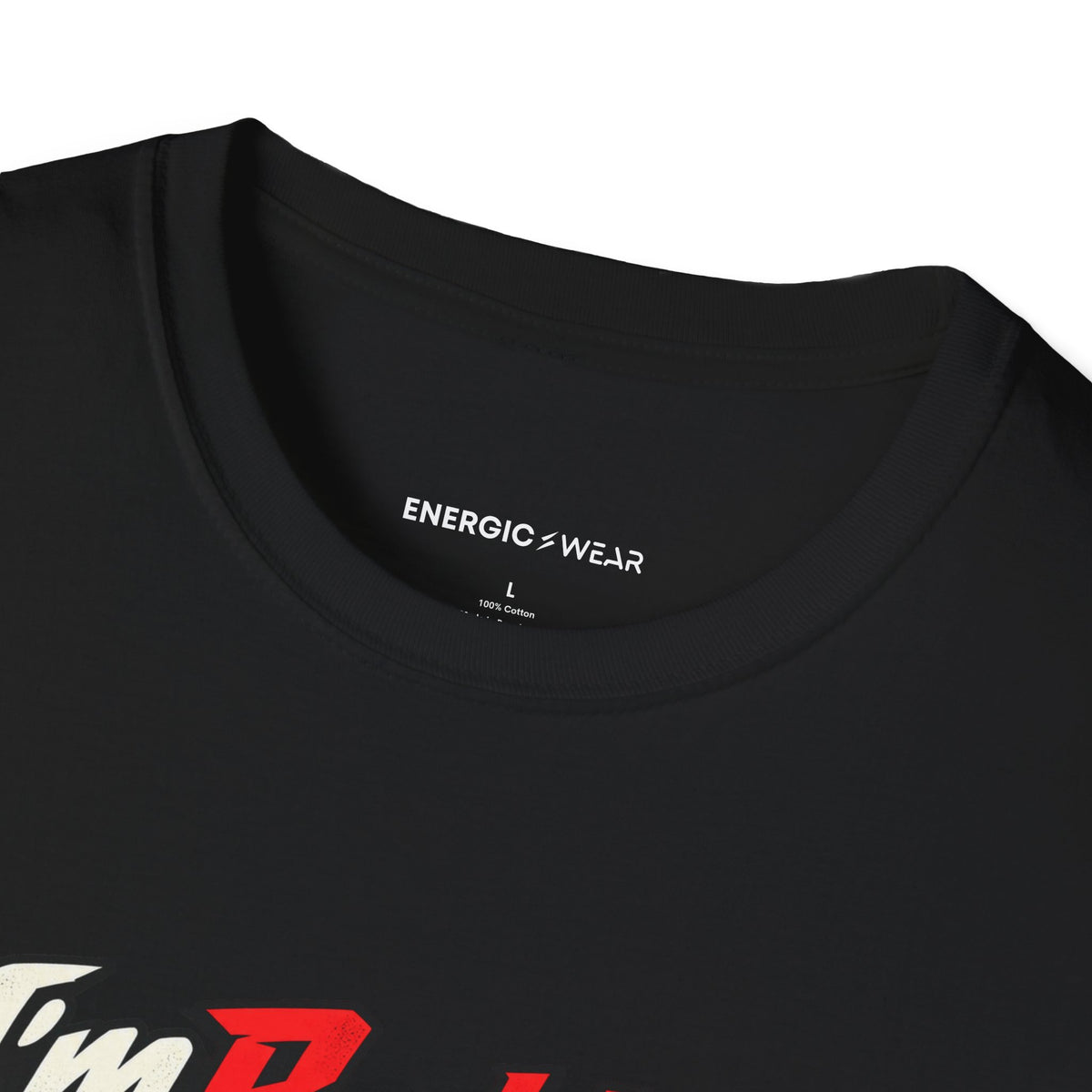 Graphic fitness T-shirt featuring the "I'm Building the Athlete I Used to Watch" design.