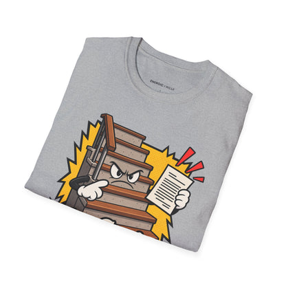 Graphic fitness T-shirt featuring the "The Stairs Have Filed a Complaint" design.