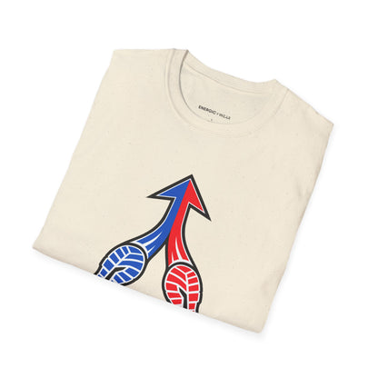 Graphic fitness T-shirt featuring the "Split Stance Unified Effort" design.