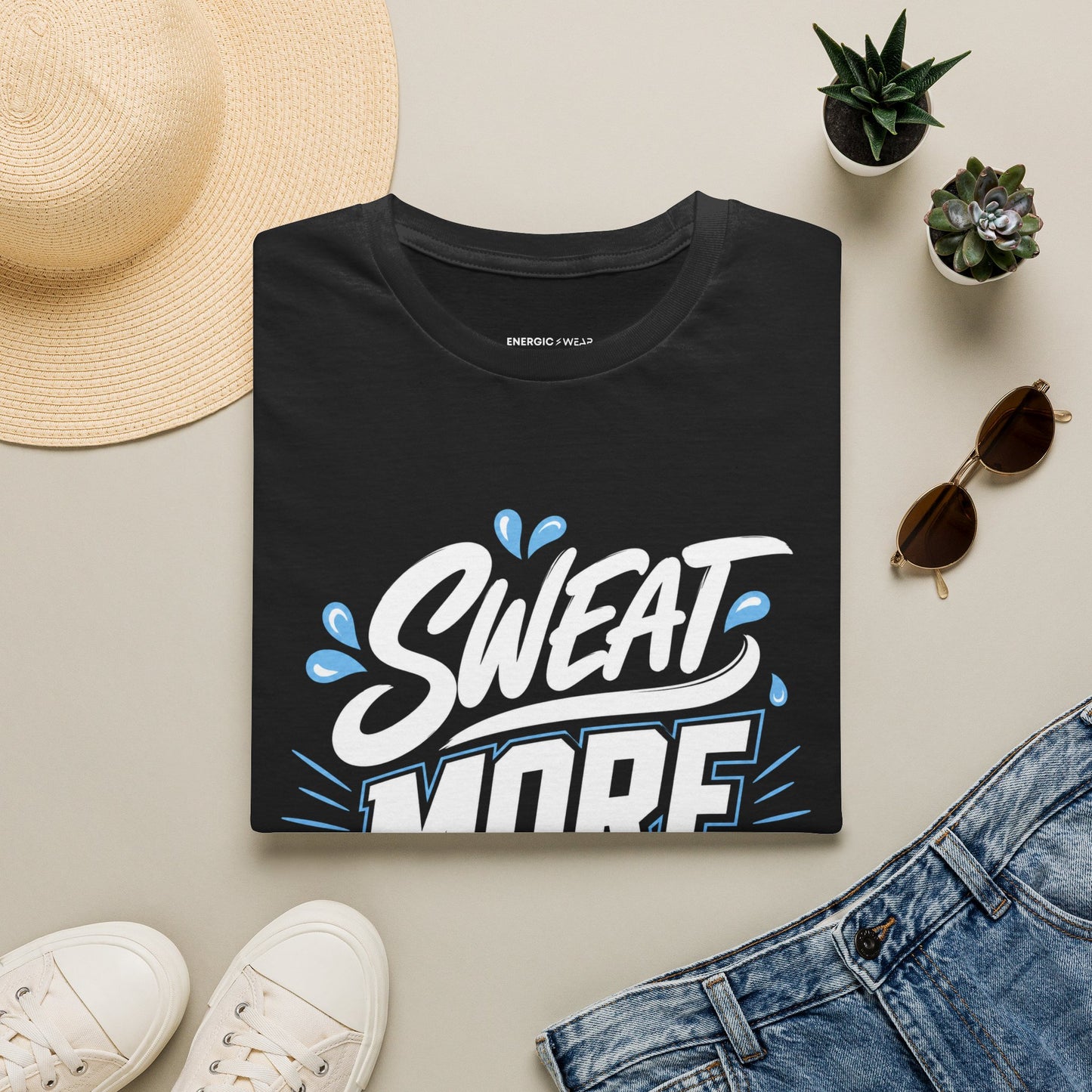 Sweat More, Stress Less T-Shirt