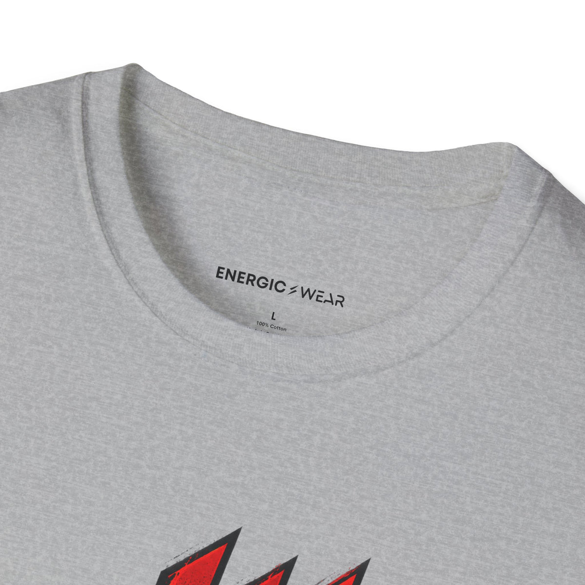 Graphic fitness T-shirt featuring the "My Tempo Has Teeth" design.