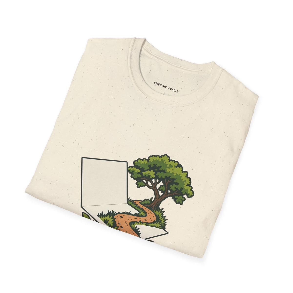 Graphic fitness T-shirt featuring the "I ve Got Plans With the Outside" design.