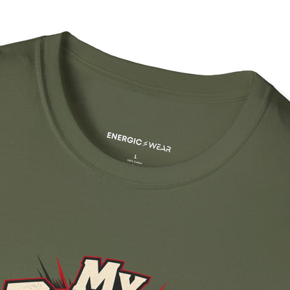 Graphic fitness T-shirt featuring the "My Press Has a Standing Appointment" design.