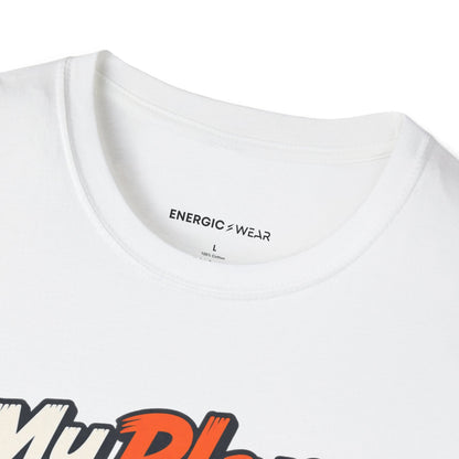 Graphic fitness T-shirt featuring the "My Plans Have Changed Into Training Shoes" design.