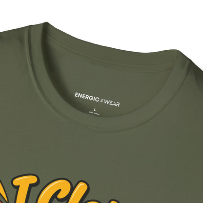 Graphic fitness T-shirt featuring the "I Clap Like the Room Needs Encouragement" design.
