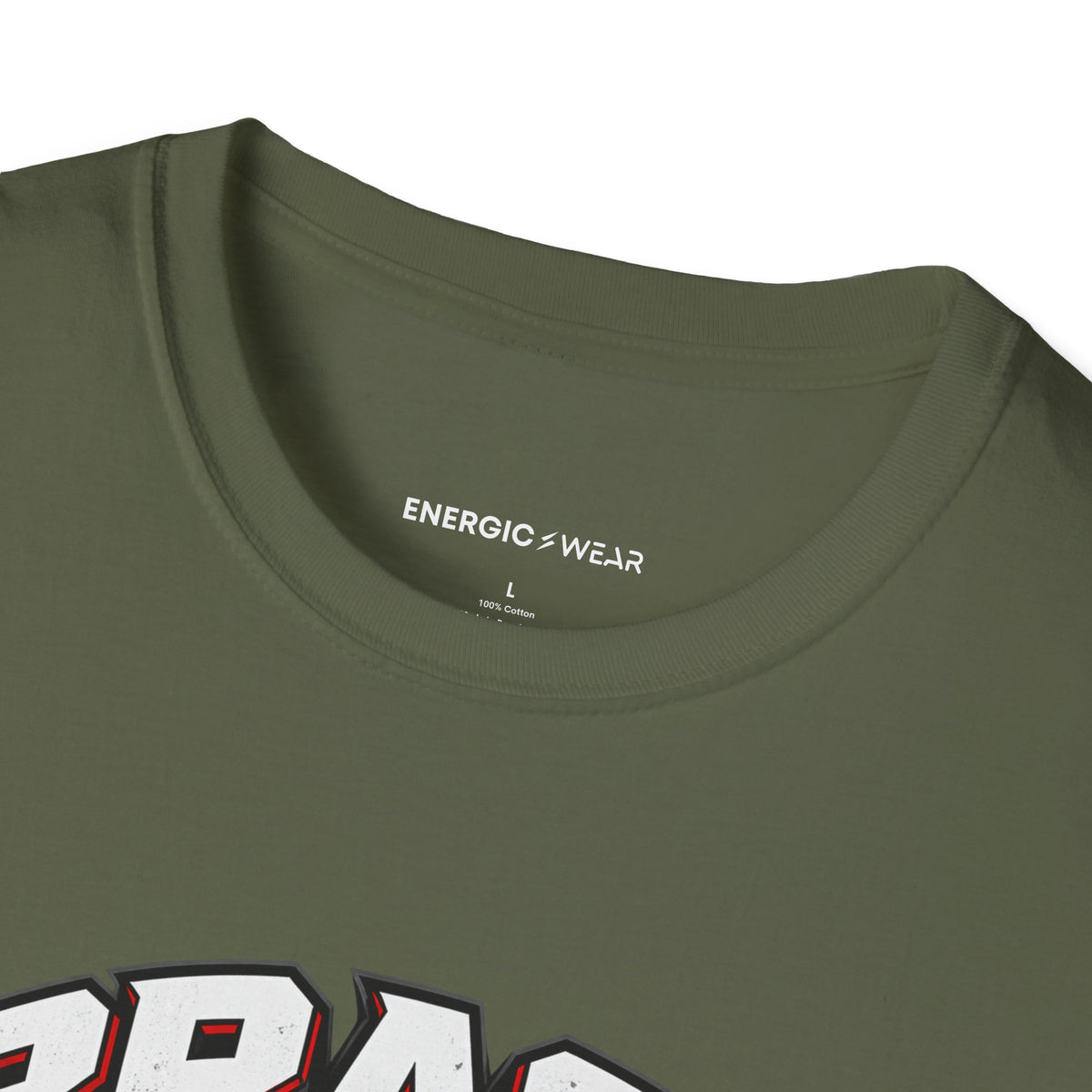 Graphic fitness T-shirt featuring the "Brace for the Work You Chose" design.