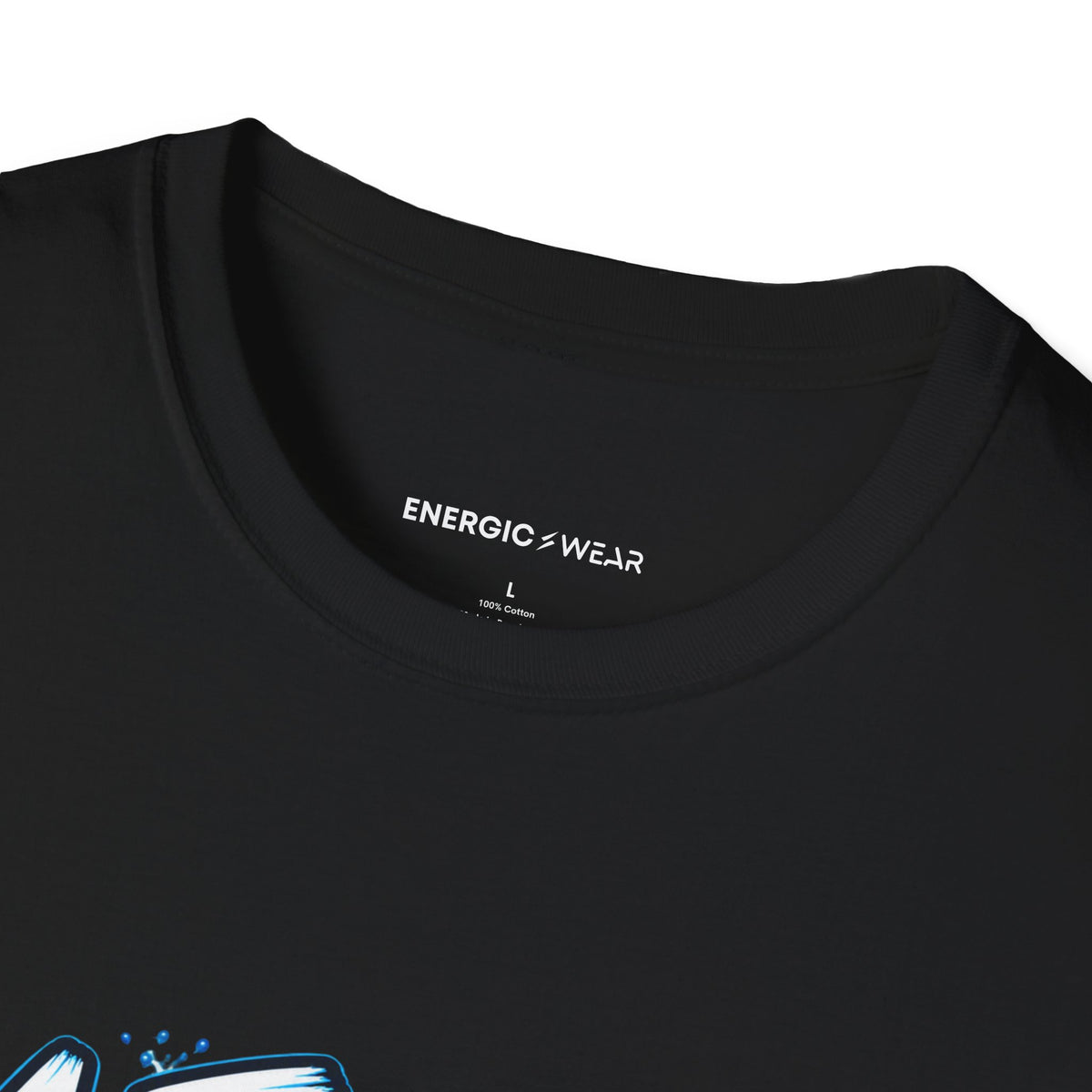 Graphic fitness T-shirt featuring the "A First Lap Is a Real Lap" design.