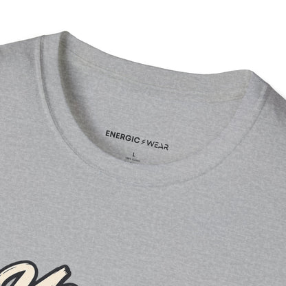 Graphic fitness T-shirt featuring the "Your Body Can Learn a New Language" design.