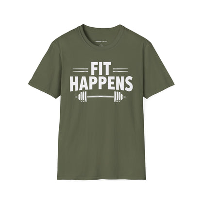 FIT HAPPENS! Funny Fitness Tee