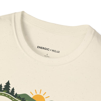 Graphic fitness T-shirt featuring the "My Weekend Includes Unhurried Miles" design.