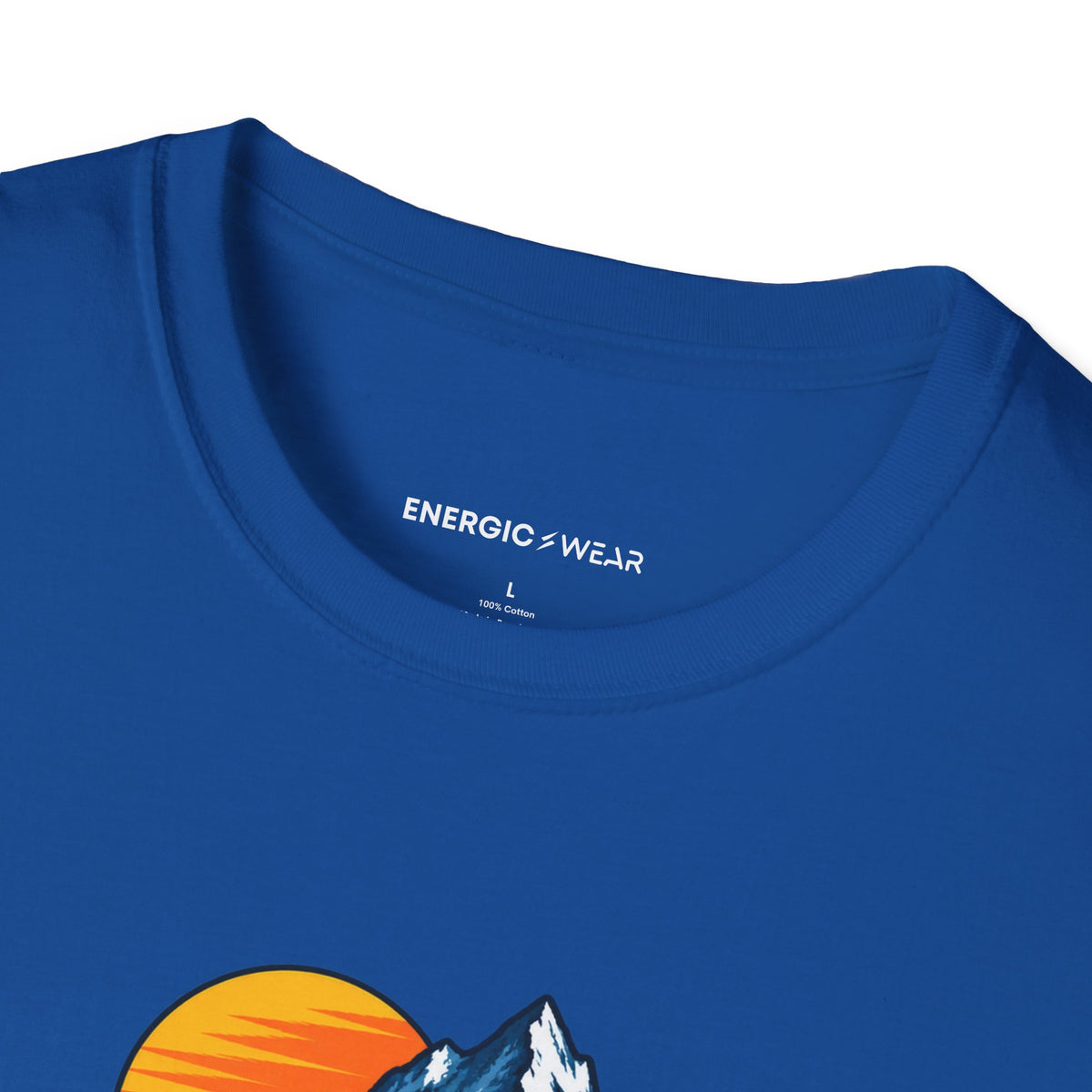Graphic fitness T-shirt featuring the "That Mountain Trip Has My Training Attention" design.