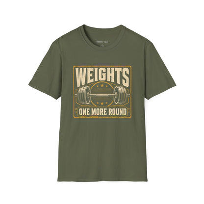 Weights: One More Round T-Shirt