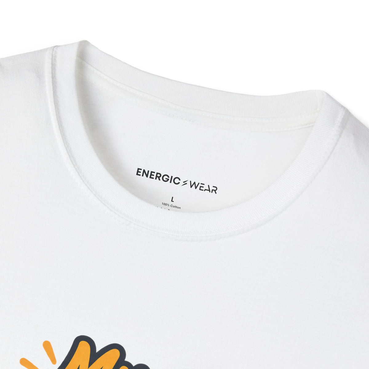 Graphic fitness T-shirt featuring the "My Commute Includes a Little Movement" design.