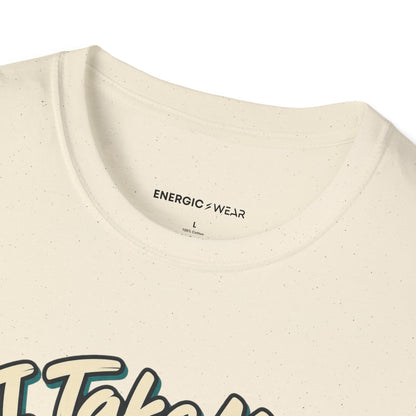 Graphic fitness T-shirt featuring the "I Take My Oats and My Goals Seriously" design.