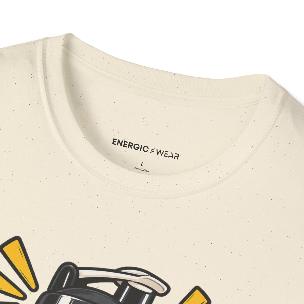 Graphic fitness T-shirt featuring the "My Protein Shaker Is a Percussion Instrument" design.