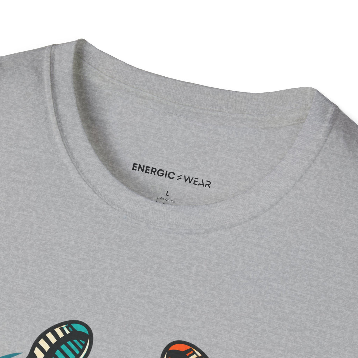 Graphic fitness T-shirt featuring the "She Brings Power to the Eight Count" design.