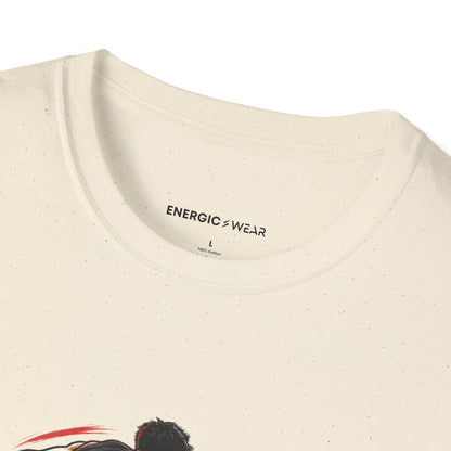 Graphic fitness T-shirt featuring the "The Practice Partner I Needed Was Me" design.
