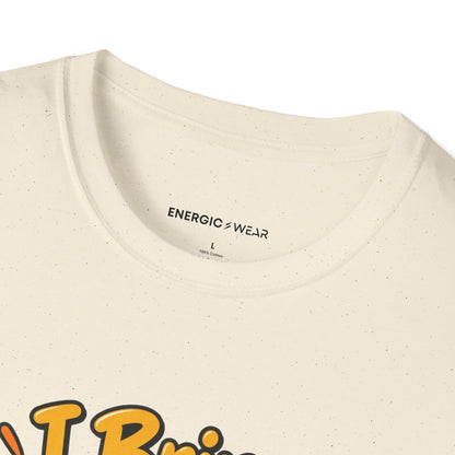 Graphic fitness T-shirt featuring the "I Bring Trail Mix to the Team Meeting" design.
