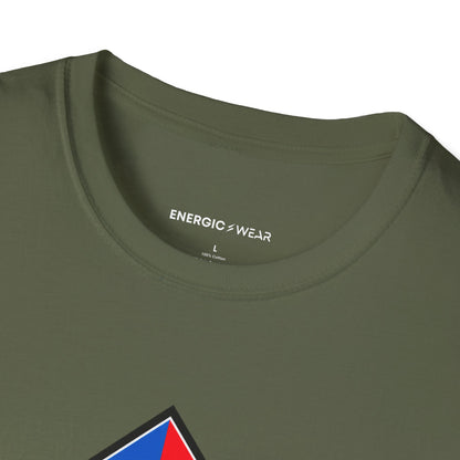 Graphic fitness T-shirt featuring the "Split Stance Unified Effort" design.