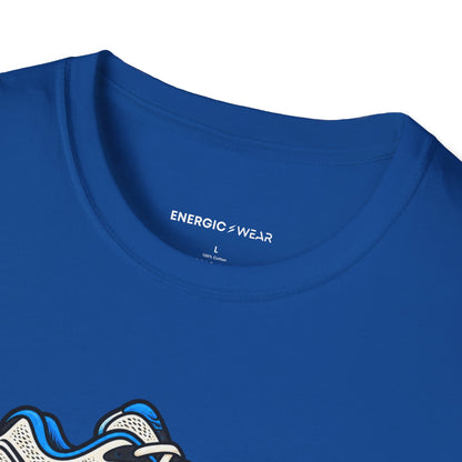 Graphic fitness T-shirt featuring the "Fueling This Workout Is a Group Project" design.