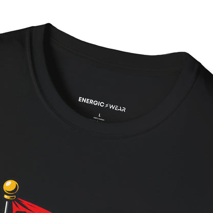 Graphic fitness T-shirt featuring the "My Next Challenge Has a Training Plan" design.
