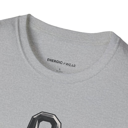 Graphic fitness T-shirt featuring the "Heavy Work, Steady Hands" design.