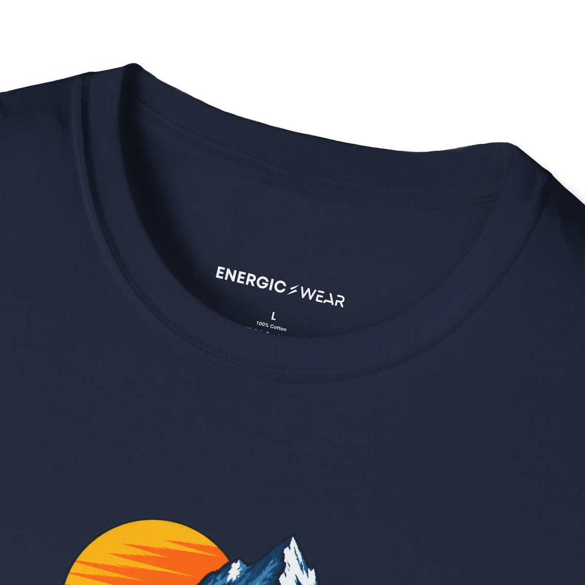 Graphic fitness T-shirt featuring the "That Mountain Trip Has My Training Attention" design.