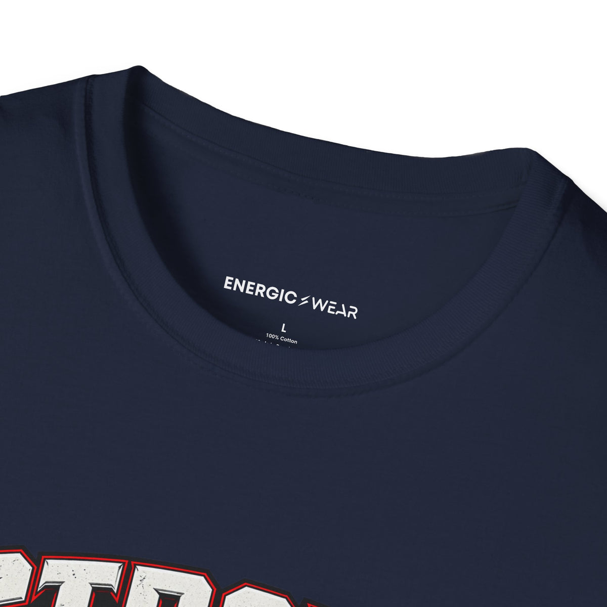 Graphic fitness T-shirt featuring the "Strong Through the Sticking Point" design.