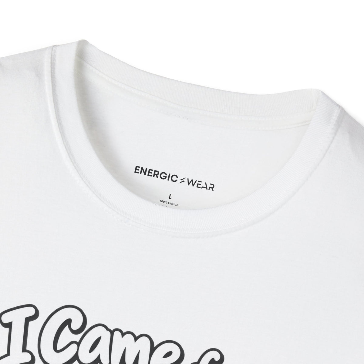 Graphic fitness T-shirt featuring the "I Came for Cardio and Joined a Conga Line" design.