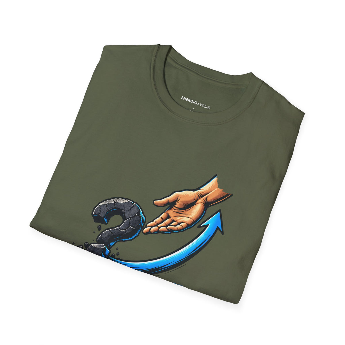 Graphic fitness T-shirt featuring the "The Bravest Rep Was Asking for Help" design.