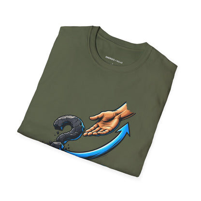 Graphic fitness T-shirt featuring the "The Bravest Rep Was Asking for Help" design.