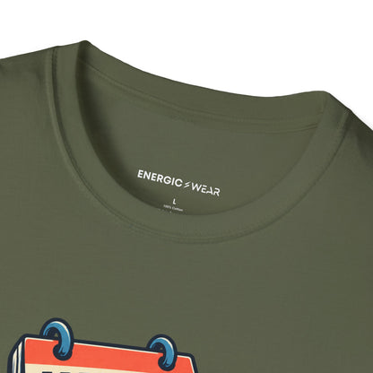 Graphic fitness T-shirt featuring the "Find a Reason That Survives Monday" design.