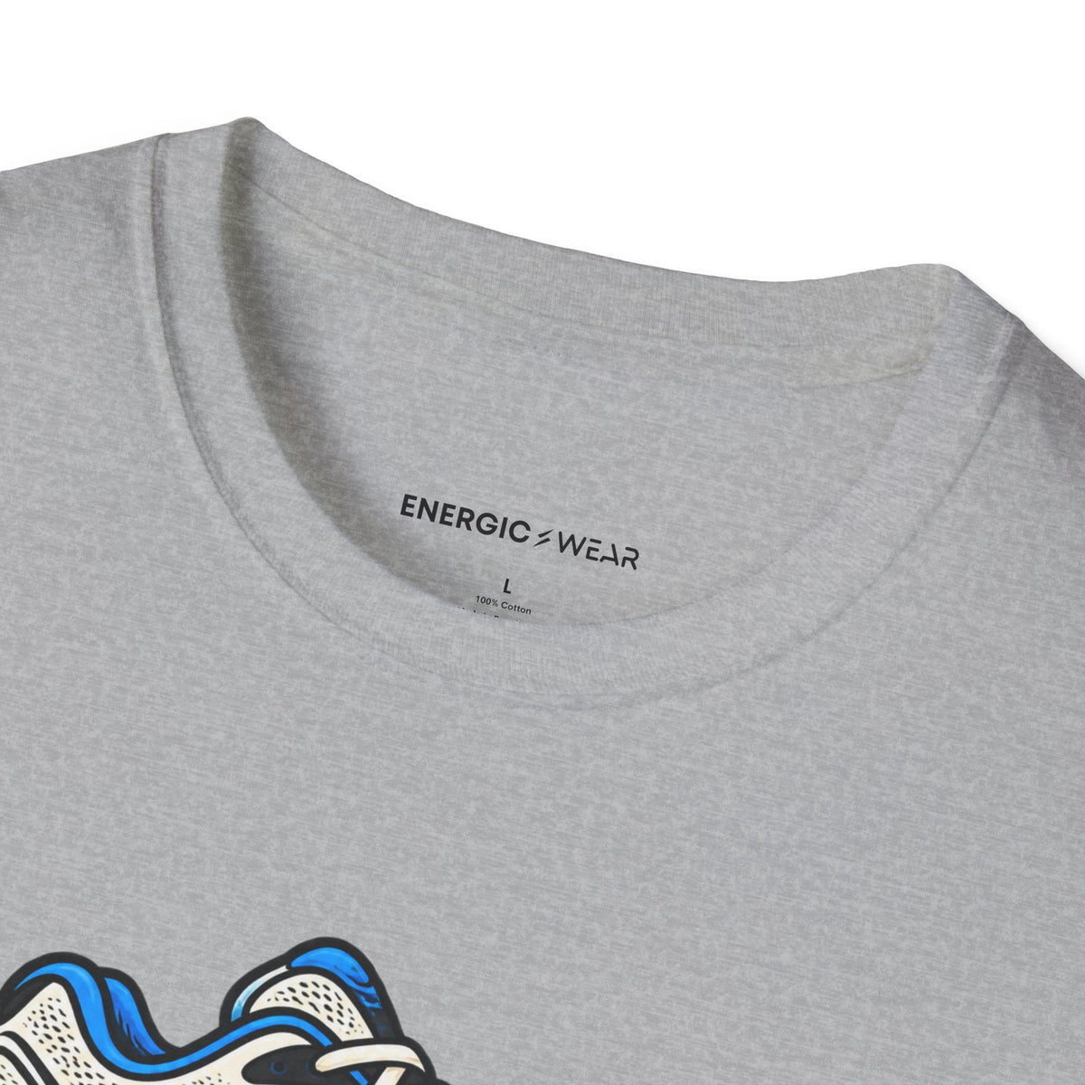Graphic fitness T-shirt featuring the "Fueling This Workout Is a Group Project" design.