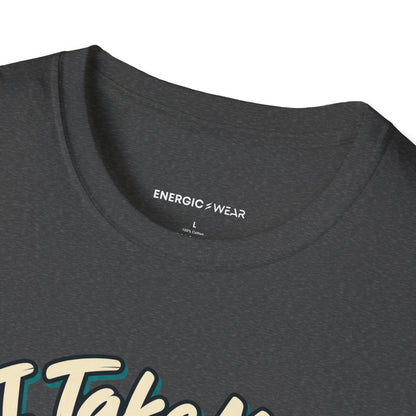 Graphic fitness T-shirt featuring the "I Take My Oats and My Goals Seriously" design.