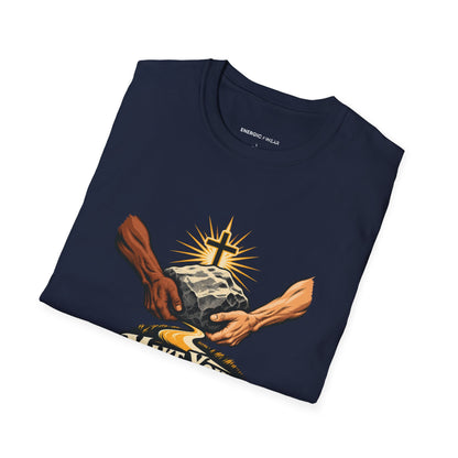 Graphic fitness T-shirt featuring the "Make Your Strength Useful to Someone" design.