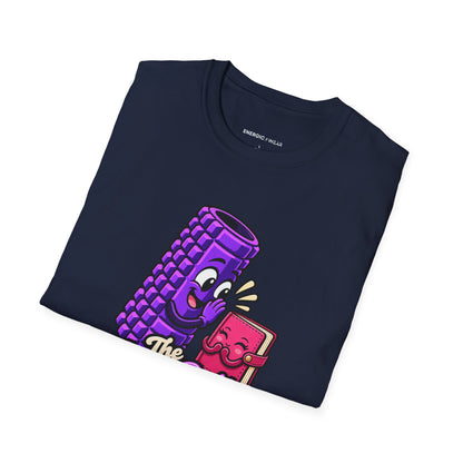 Graphic fitness T-shirt featuring the "The Foam Roller Knows My Secrets" design.