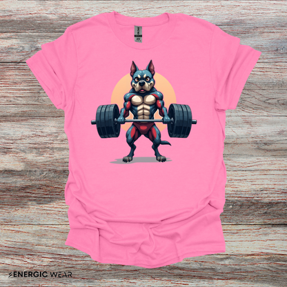 Muscular Fit Dog! TShirt – Motivational Tee