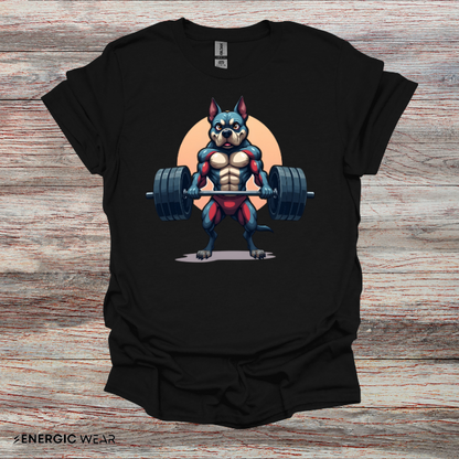 Muscular Fit Dog! TShirt – Motivational Tee
