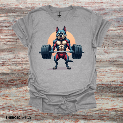Muscular Fit Dog! TShirt – Motivational Tee
