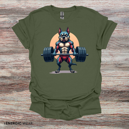 Muscular Fit Dog! TShirt – Motivational Tee
