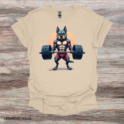 Muscular Fit Dog! TShirt – Motivational Tee