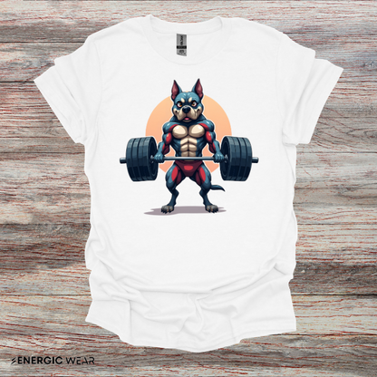 Muscular Fit Dog! TShirt – Motivational Tee